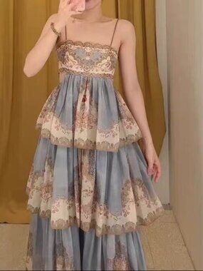chinese dress ladies Zimmermann Crush Embellished Maxi Dress